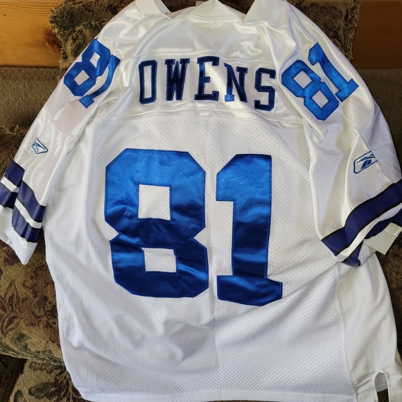 DALLAS COWBOYS TERRELL OWENS REEBOK ON FIELD JERSEY SIZE 54 - Picture 2 of 6